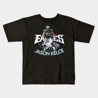 jason kelce : philadelphia eagles football Kids T-Shirt